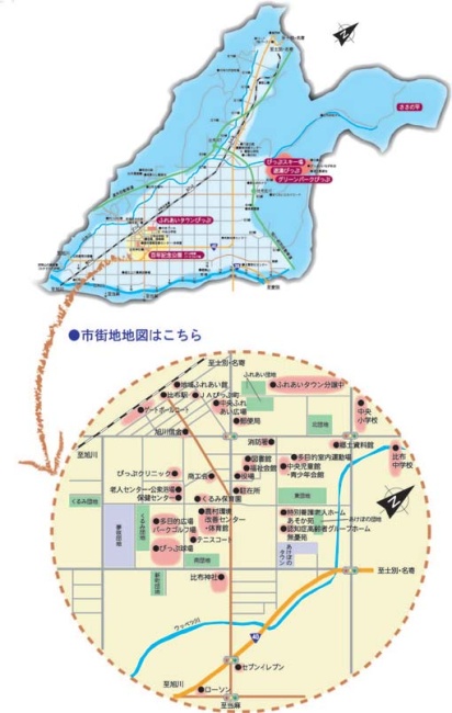 ぴっぷタウンマップの画像